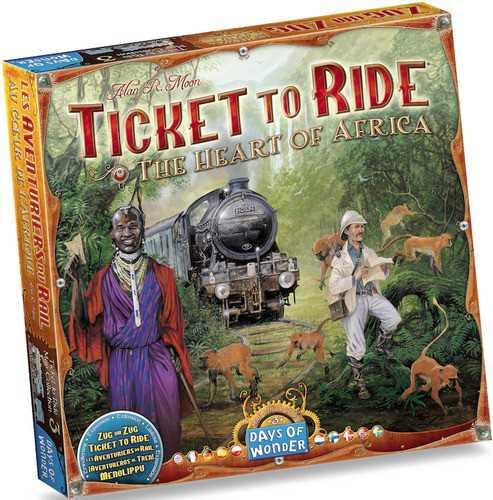 Ticket to Ride Map Collection The Heart of Africa
