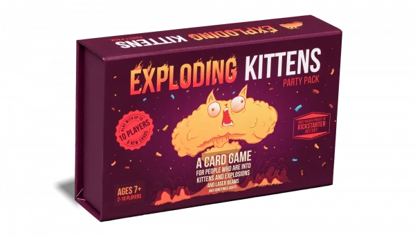 Exploding kittens party pack framsida låda