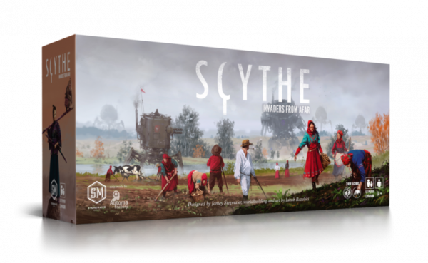 Scythe Invaders from Afar framsida låda