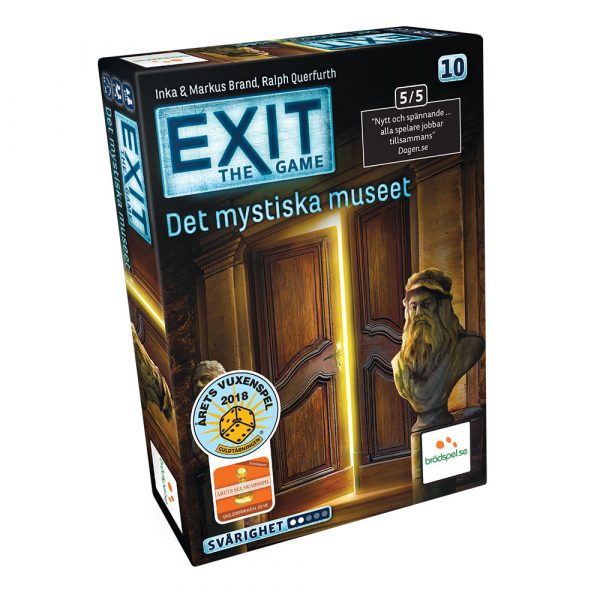 Exit Det mystiska museet framsida låda