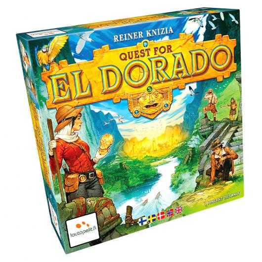 Quest for El Dorado framsida låda