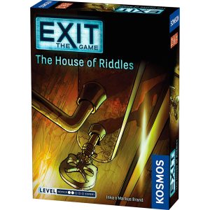 Exit house of riddles framsida låda